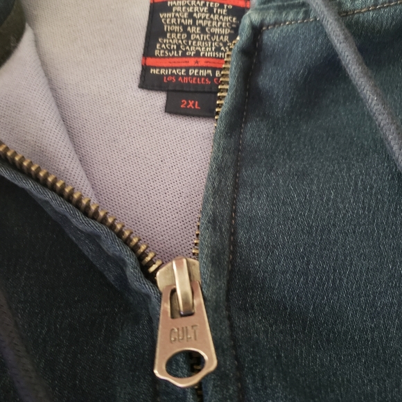 Cult of individuality .jean Ombre fade zip up 🔥. - Picture 7 of 12